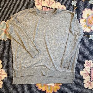 Aerie AE oversized gray dolman sleeve sweatshirt M